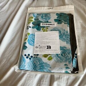 Floral Poly Mailers - Blue and Green 15